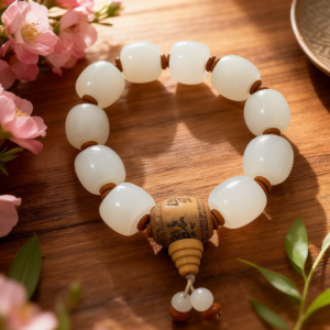 D154 White Fortune Bracelet(Random style)