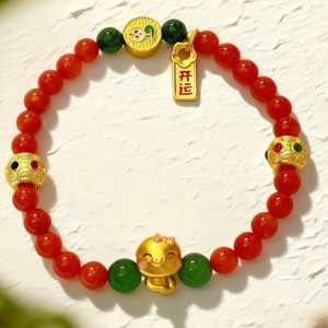 D90 Bead Bracelet: Flash of Insight, Wisdom & Wealth