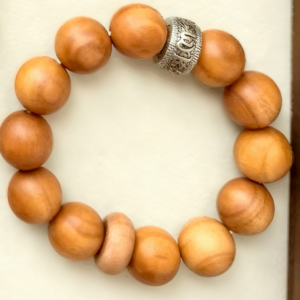 D143 Sterling Silver Rotating Mantra Bead