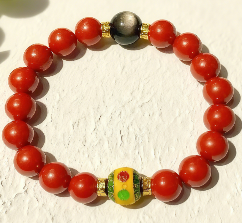D86 Bead Bracelet: Radiant Male God