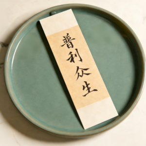 D15D Calligraphy Blessing Words (Benefit all beings)