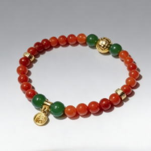 D226 Red Glimmer – Starry Ring Bracelet