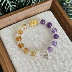 D252 Golden Purple Melody Bracelet